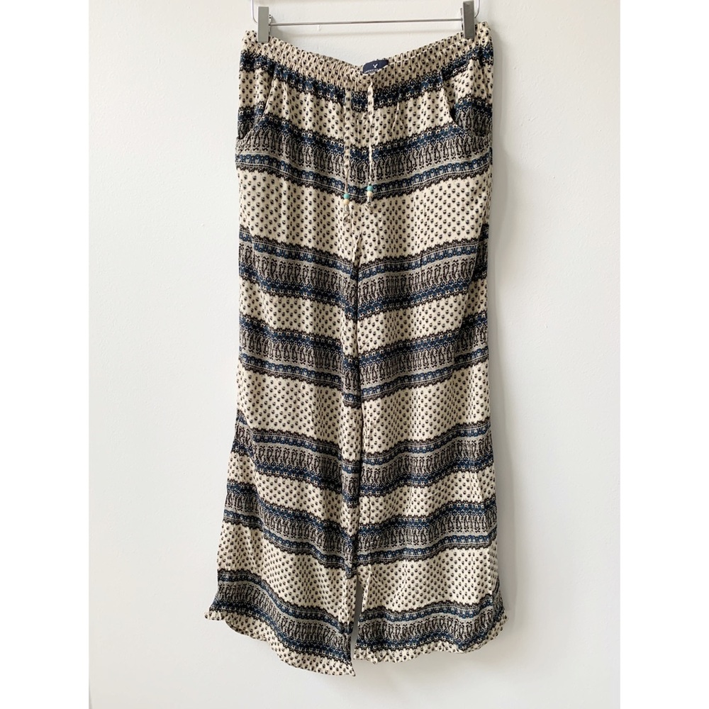 American Eagle Outfitters AEO Wide Leg Printed Pants M Boho✨